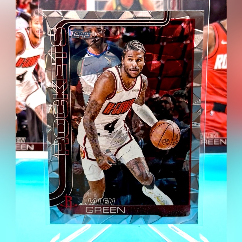 🔥JALEN GREEN LOT! 🔥Silver Diamante + Topps Insert + Rookie & Stars Rookie! 🤩 - Picture 3 of 11